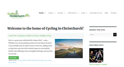 Desktop Screenshot of cyclingchristchurch.co.nz